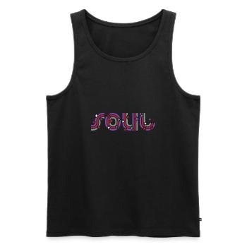 Soul Vintage - Débardeur bio Premium Homme - noir - Devant - Michal (187cm)