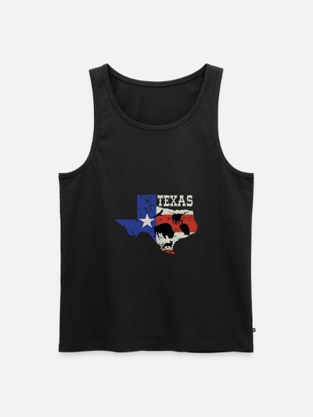 Texas Animaux - Débardeur bio Premium Homme - noir