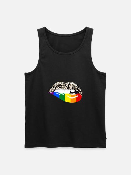 LGBT - Männer Premium Bio Tank Top - Schwarz