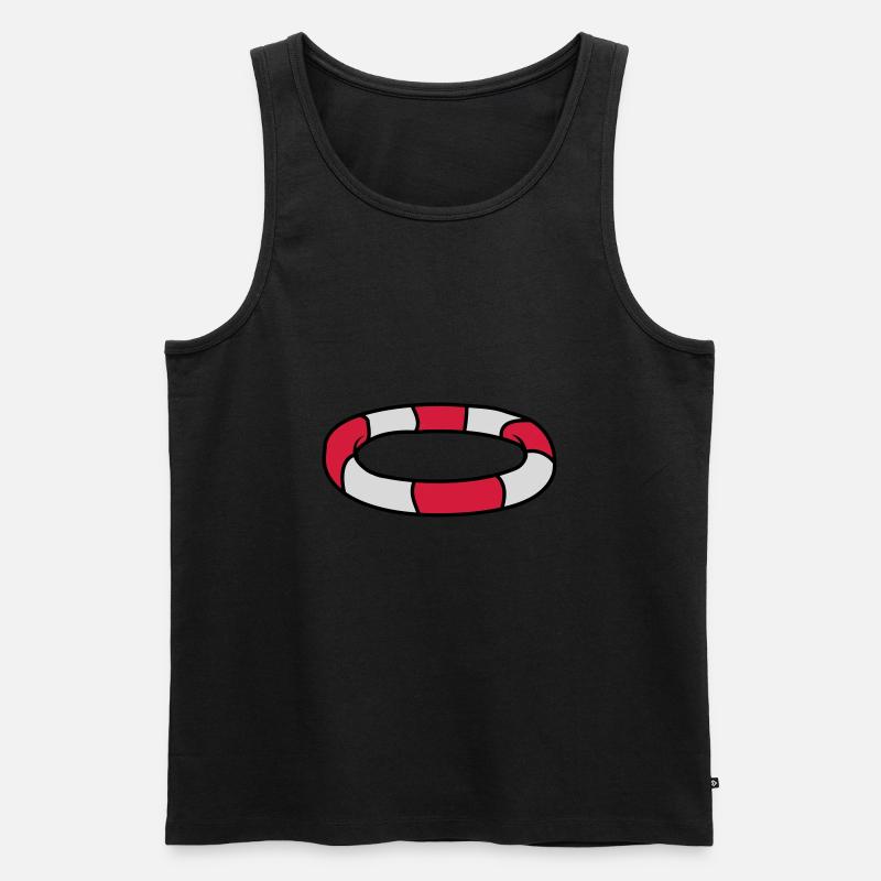 Conception du logo Lifebuoy - Débardeur bio Premium Homme - noir