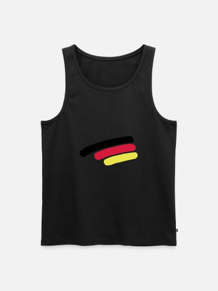 Germany flag - Men's Premium Organic Tank Top - black