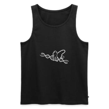 Pêche Pêcheur Pêche Pêche Hameçons de pêche - Débardeur bio Premium Homme - noir - Devant - Michal (187cm)