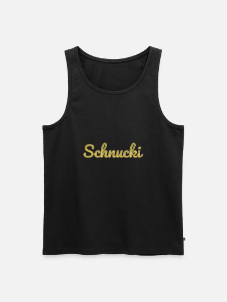 Schnucki - Männer Premium Bio Tank Top - Schwarz