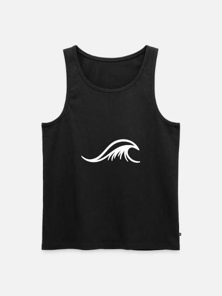 Wave Sea Ocean Water - Men's Premium Organic Tank Top - black