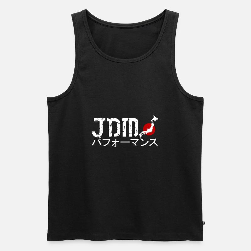 JDM Performance Tuning - Männer Premium Bio Tank Top - Schwarz