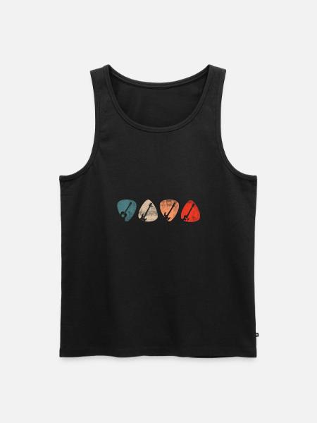 Guitarists Music Guitar Musicians Guitarist - Men's Premium Organic Tank Top - black