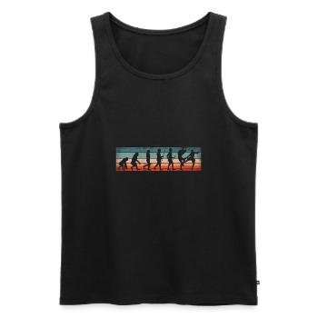 Chinese Martial Arts Chinese Boxing Sanshou - Männer Premium Bio Tank Top - Schwarz - Vorne - AI Model Male 178 light (178cm)