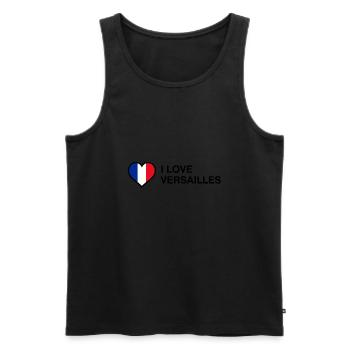 Ich liebe Versailles - Ich liebe Versailles - Männer Premium Bio Tank Top - Schwarz - Vorne - AI Model Male 178 light (178cm)