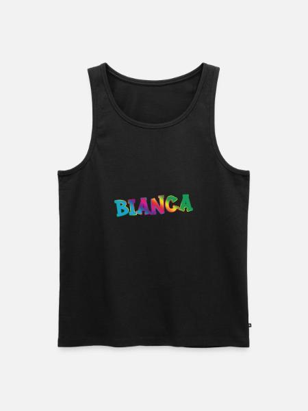 Bianca - Männer Premium Bio Tank Top - Schwarz