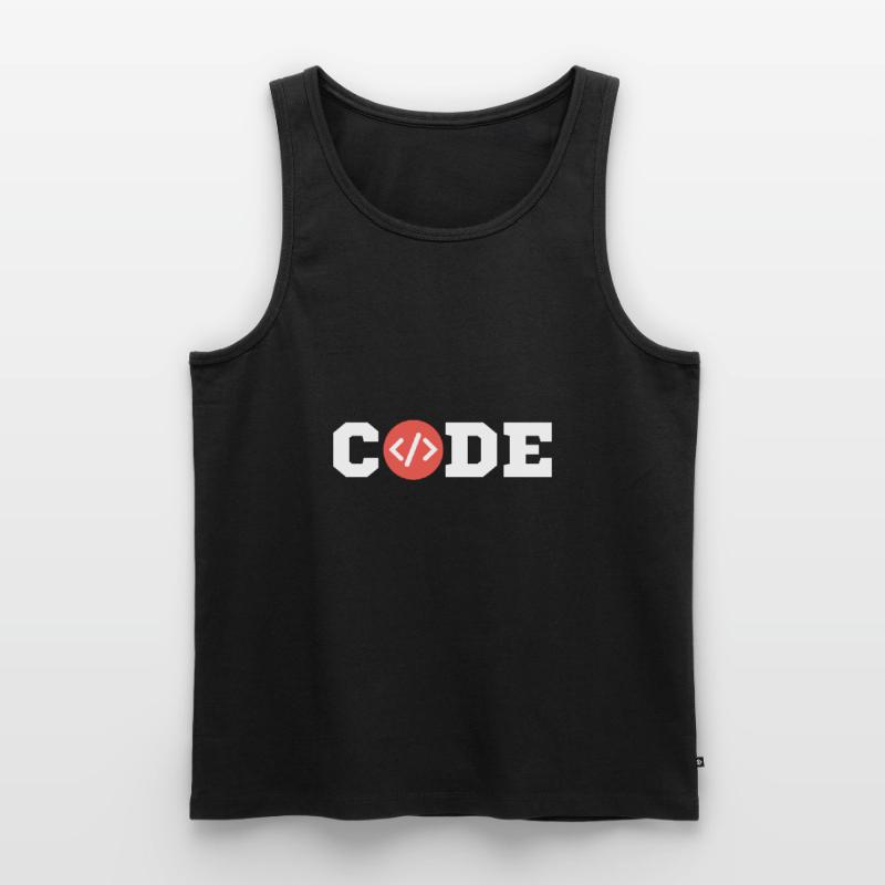 Code Coder Informatiker Informatik Programmierer Männer Premium Bio Tank Top