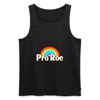 1973 Pro Roe - Débardeur bio Premium Homme - noir - Devant - Michal (187cm)