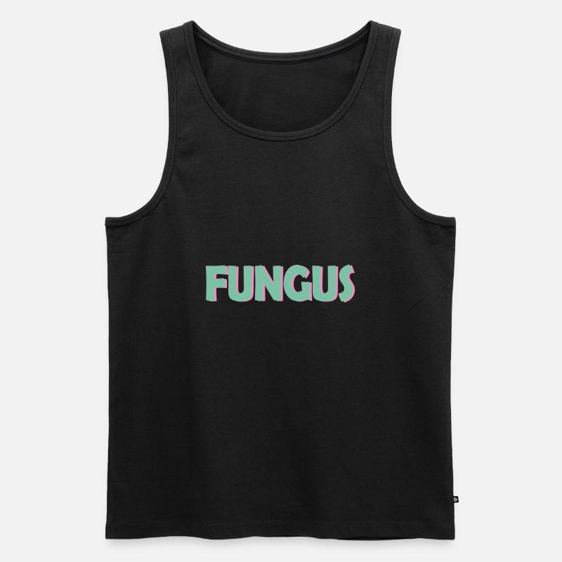 Pilz - Männer Premium Bio Tank Top - Schwarz
