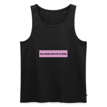 BBP - Débardeur bio Premium Homme - noir - Devant - Michal (187cm)