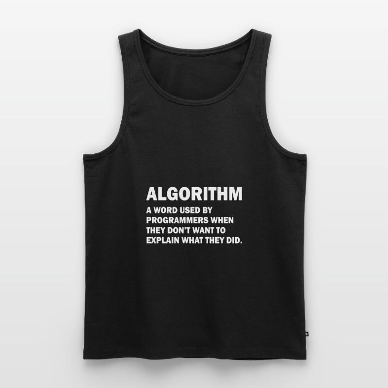 Algorithm Admin Informatique Nerd programmation Débardeur bio Premium Homme