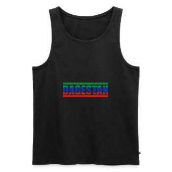 Daghestan - Débardeur bio Premium Homme - noir - Devant - Michal (187cm)