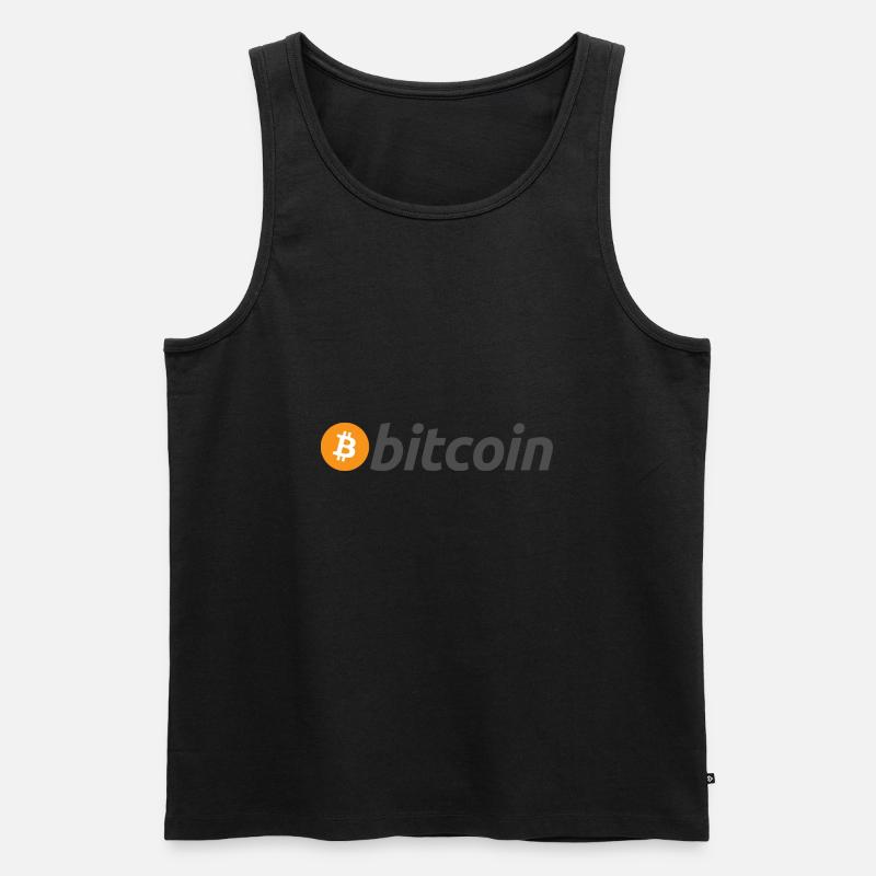 Bitcoin - Männer Premium Bio Tank Top - Schwarz