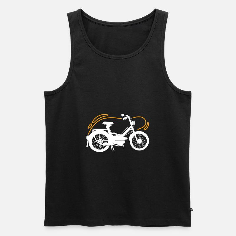 Mofa - Männer Premium Bio Tank Top - Schwarz
