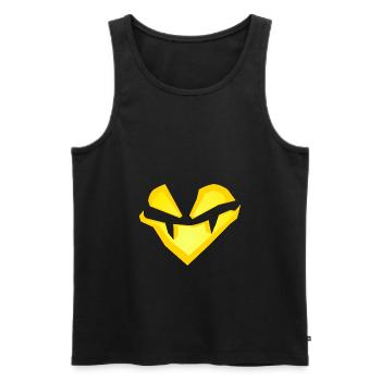 Halloween Kostüm Kürbis Trick Or Treat Verkleidung - Männer Premium Bio Tank Top - Schwarz - Vorne - Michal (187cm)