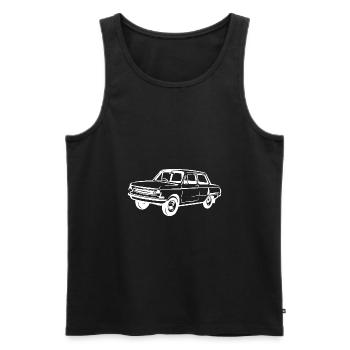 Saporoshez Autoliebhaber Russland Auto Geschenk - Männer Premium Bio Tank Top - Schwarz - Vorne - Michal (187cm)