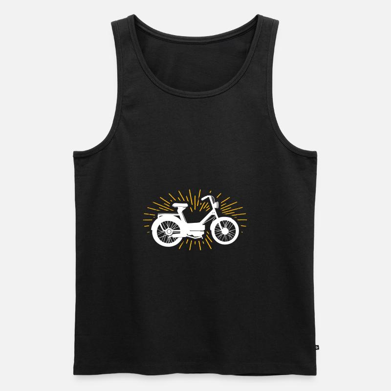Mofa - Männer Premium Bio Tank Top - Schwarz