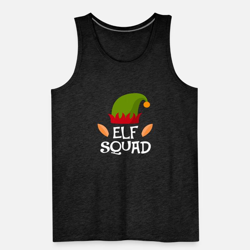 elf squad Weihnachten advent elf elfe fee geschenk Männer Premium Bio Tank Top