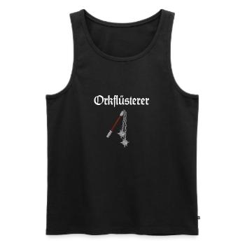 Pen and paper orkfluesterer - Männer Premium Bio Tank Top - Schwarz - Vorne - Michal (187cm)