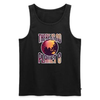 There is no Planet B - Umweltschutz Klimaschutz - Männer Premium Bio Tank Top - Schwarz - Vorne - Michal (187cm)