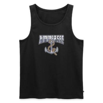 Boote Segeln Wassersport Ammersee Shirt Geschenk - Männer Premium Bio Tank Top - Schwarz - Vorne - AI Model Male 178 light (178cm)