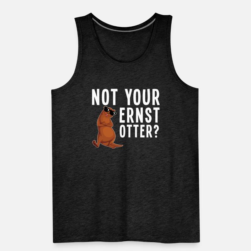 Lustiger Otter - Nicht dein ernst Otter/Oder? Männer Premium Bio Tank Top