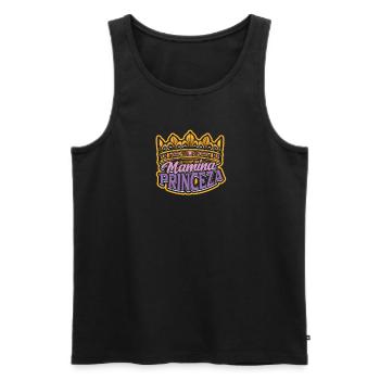 Balkan Jugo - Spruch Mamina Princeza - Balkan - Männer Premium Bio Tank Top - Schwarz - Vorne - AI Model Male 178 light (178cm)