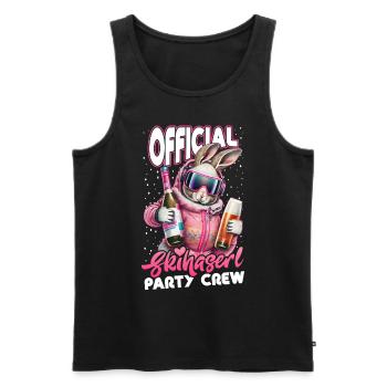 Skifahren Official Skihaserl Party Crew Apres Ski - Männer Premium Bio Tank Top - Schwarz - Vorne - Michal (187cm)