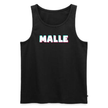 Malle Party - Männer Premium Bio Tank Top - Schwarz - Vorne - Michal (187cm)