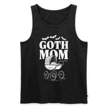 Maman gothique ! Alt Esthétique Goth Maman Emo - Débardeur bio Premium Homme - noir - Devant - Michal (187cm)