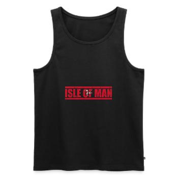 Isle Of Man - Débardeur bio Premium Homme - noir - Devant - Michal (187cm)