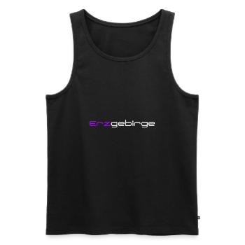 Erzgebirge - Männer Premium Bio Tank Top - Schwarz - Vorne - Michal (187cm)