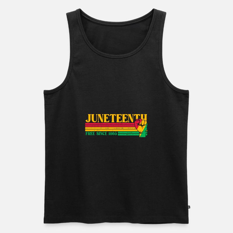 Juneteenth - Débardeur bio Premium Homme - noir