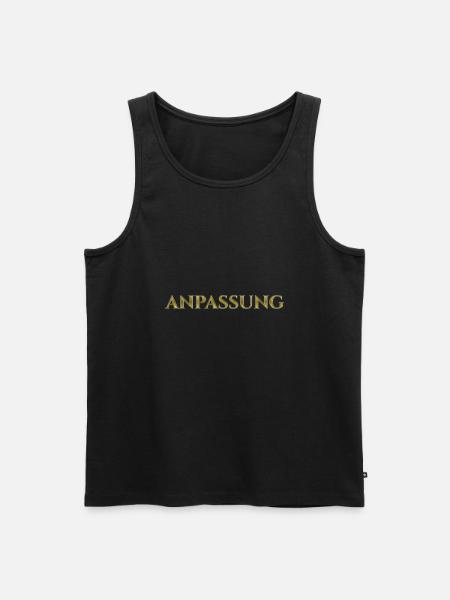 Anpassung - Männer Premium Bio Tank Top - Schwarz