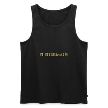Fledermaus - Männer Premium Bio Tank Top - Schwarz - Vorne - Michal (187cm)