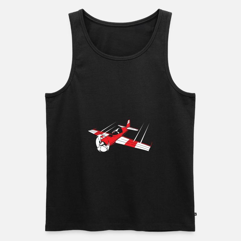 Modellflug - Männer Premium Bio Tank Top - Schwarz
