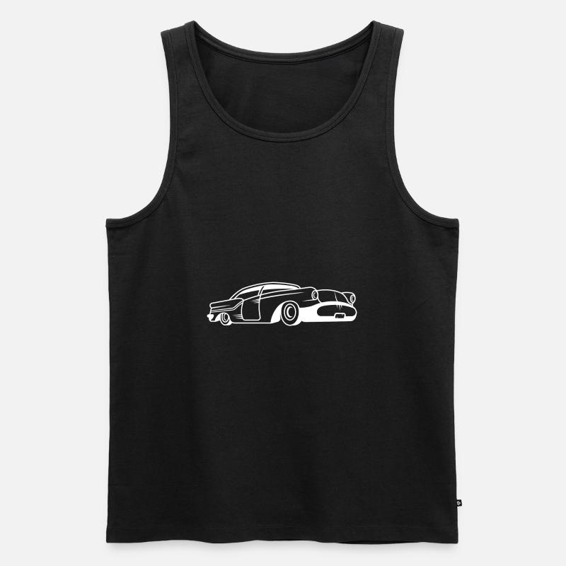 Oldtimer - Männer Premium Bio Tank Top - Schwarz
