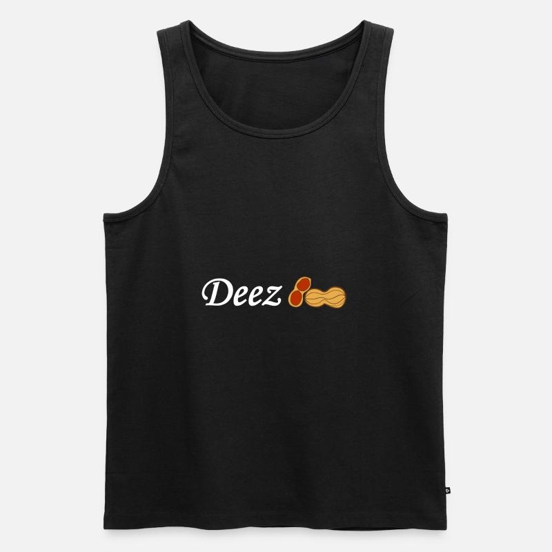 Deez Nuts - Männer Premium Bio Tank Top - Schwarz