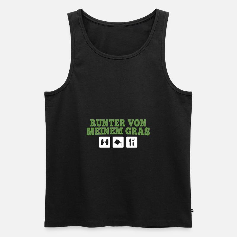 Galabau Garten Gärtner - Männer Premium Bio Tank Top - Schwarz