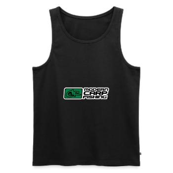Catch and Respect,Fishing,Fishing - Men's Premium Organic Tank Top - black - Front - AI Model Male 178 light (178cm)