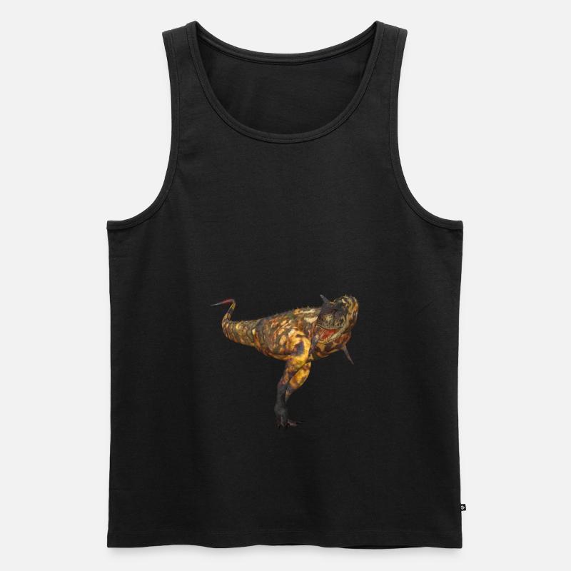 Carnotaurus - Männer Premium Bio Tank Top - Schwarz