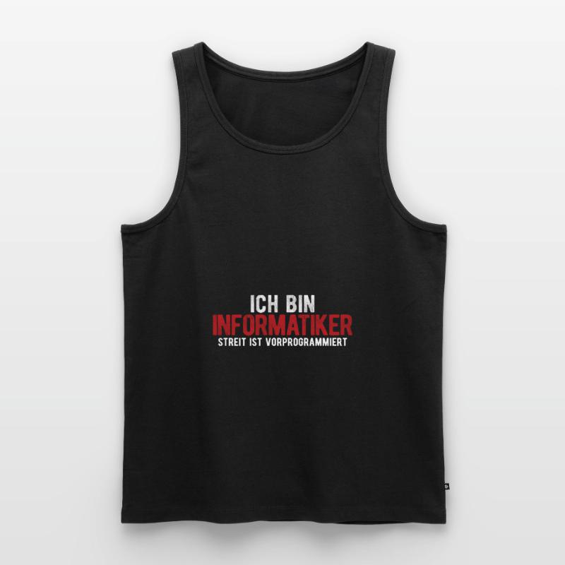 Informatik Informatiker Programmierer Männer Premium Bio Tank Top