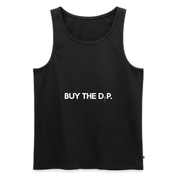 Buy the dip - Männer Premium Bio Tank Top - Schwarz - Vorne - AI Model Male 178 light (178cm)