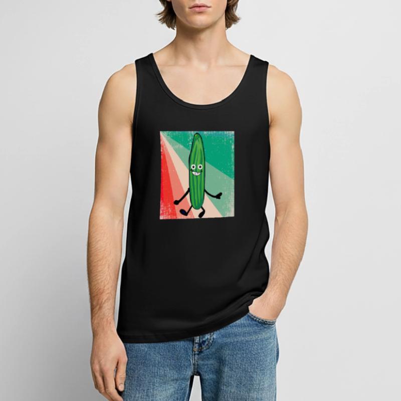 Concombre,Concombre,Concombre,Concombre,Concombre,Rétro Débardeur bio Premium Homme