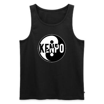 Kempo Karate Martial Arts Dojo Kämpfen - Männer Premium Bio Tank Top - Schwarz - Vorne - AI Model Male 178 light (178cm)