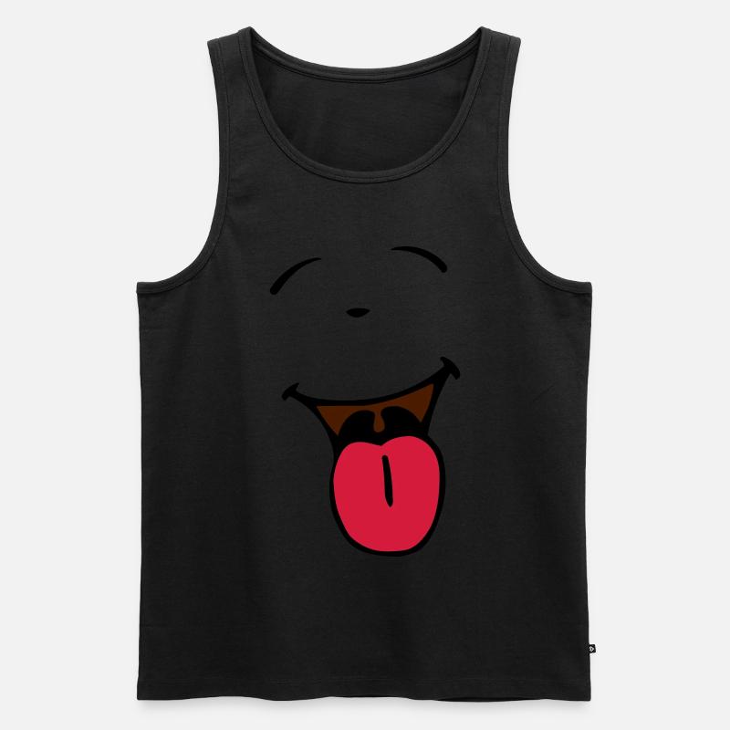 Clown - Männer Premium Bio Tank Top - Schwarz