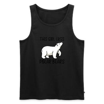 Nette Eisbären Wildnis Natur Wildnis - Männer Premium Bio Tank Top - Schwarz - Vorne - Michal (187cm)